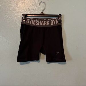 Gymshark Women's Black and Gray Athletic Shorts
